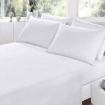 Juego de Sábanas 2 1/2 Plaza Delfín Blanco