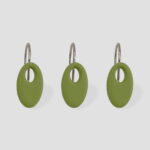 Ganchos de Resina para Cortina de Baño