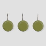 Ganchos de Resina para Cortina de Baño