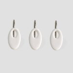 Ganchos de Resina para Cortina de Baño