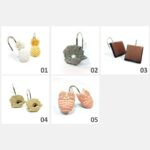 Ganchos de Resina para Cortina de Baño