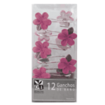 Ganchos de Resina para Cortina de Baño