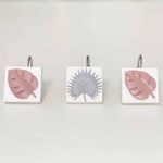 Ganchos de Resina para Cortina de Baño