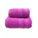 Juego de Toalla y Toallón Color Calfat 360 gr 100% Algodón