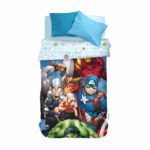 Acolchado Infantil Estampado Spiderman, Princesas, Cars Fast, Stitch, Unicornio, Avengers, Paw Patrol, Marca Piñata