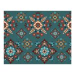 Alfombra Aldeana Estampada Premium 120 X 150 cm