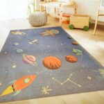 Alfombra Aldeana Estampada Premium Infantil 120 X 150 cm