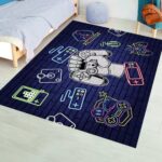 Alfombra Aldeana Estampada Premium Infantil 120 X 150 cm
