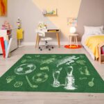 Alfombra Aldeana Estampada Premium Infantil 120 X 150 cm