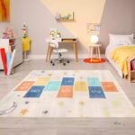 Alfombra Aldeana Estampada Premium Infantil 120 X 150 cm