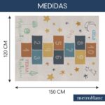 Alfombra Aldeana Estampada Premium Infantil 120 X 150 cm