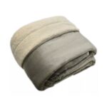 Acolchado Edredon Catana Triple Flannel Con Corderito Abrigada