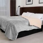 Acolchado Edredon Catana Triple Flannel Con Corderito Abrigada