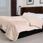 Acolchado Edredon Catana Triple Flannel Con Corderito Abrigada