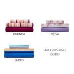 Juego de Sábanas Arcoiris 180 Hilos 100% Algodón