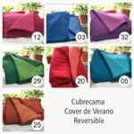 Cubrecama Cover De Verano 2 ½ Plazas Queen Reversibles