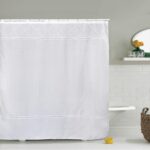 Cortina De Baño Con Rombos Y Vainilla De Batista