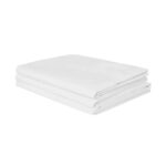 Sábana Plana Blanca Hotelera Micro Percal Cotton Touch 180 – Metroblanc