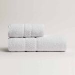 Juego Toalla y Toallón Blanco Hotel Premium Seclar 550gr