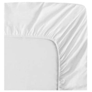 Sábana Ajustable Microfibra Metroblanc Blanca