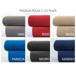 Frazada Polar Térmica Colores Varios Metroblanc