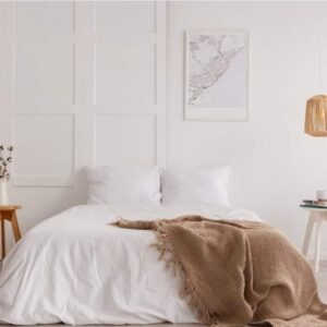 Funda de Edredón de Percal. Color Blanco