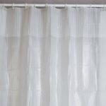 Cortina de Baño Plástica con Ganchos Formas y Colores