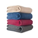 Frazada / Manta Polar Acanalada Emerald