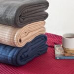 Frazada / Manta Polar Acanalada Emerald