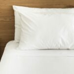 Juego de Sábanas Blancas Percal de 180 hilos 50% Algodón - 50% poliéster