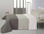 Cubrecama Quilt Tricolor con Fundas Kavanagh
