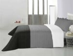 Cubrecama Quilt Tricolor con Fundas Kavanagh