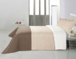 Cubrecama Quilt Tricolor con Fundas Kavanagh