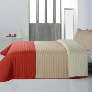 Cubrecama Quilt Tricolor con Fundas Kavanagh