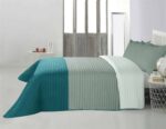 Cubrecama Quilt Tricolor con Fundas Kavanagh