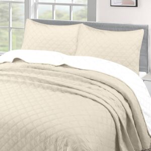 Cubrecama Quilt Bicolor con Fundas Kavanagh