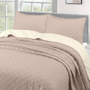 Cubrecama Quilt Bicolor con Fundas Kavanagh