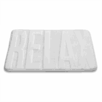 Alfombra de baño microfibra 43 x 61 cm relax