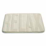 Alfombra de baño microfibra 43 x 61 cm relax