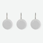 Ganchos de Resina para Cortina de Baño