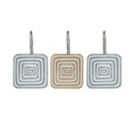 Ganchos de Resina para Cortina de Baño