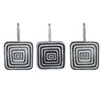 Ganchos de Resina para Cortina de Baño