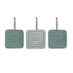 Ganchos de Resina para Cortina de Baño