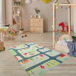 Alfombra Aldeana Estampada Premium Infantil 120 X 150 cm