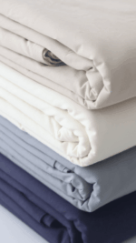 Juego de Sábanas Lisas de Color. Metroblanc 144 Hilos