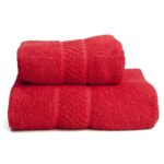 Juego Toalla y Toallón Seclar Platino 550 gr