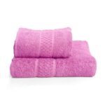 Juego Toalla y Toallón Seclar Platino 550 gr