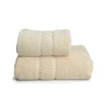 Juego Toalla y Toallón Seclar Platino 550 gr