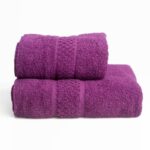 Juego Toalla y Toallón Seclar Platino 550 gr