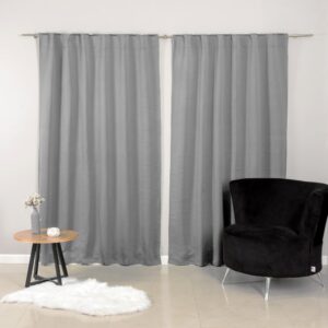 Cortina Black Out Textil Presillas Ocultas Metroblanc